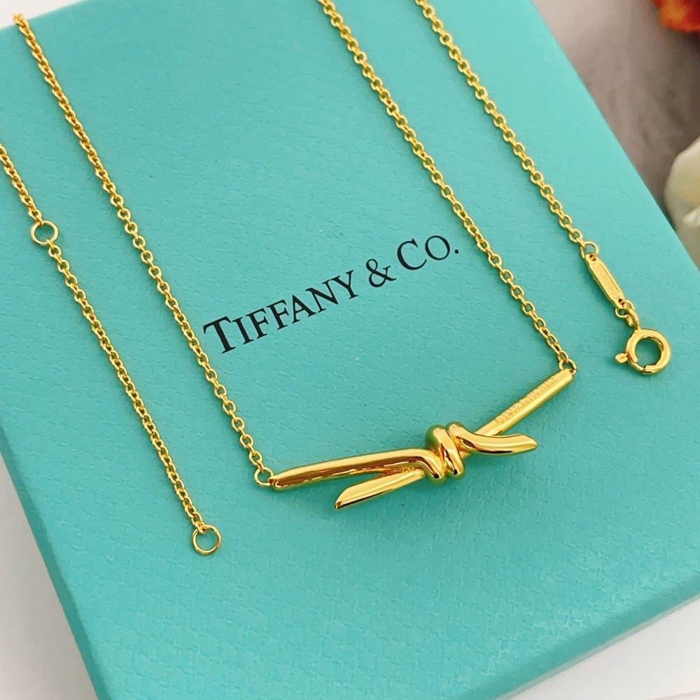Tiffany & Co. Gold smooth rope necklace